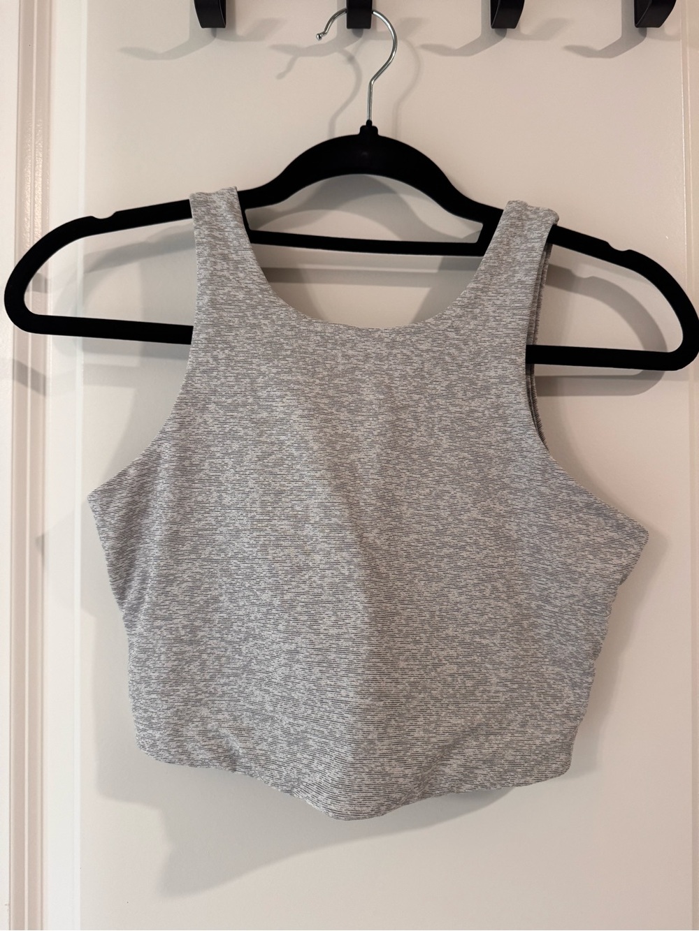 Outdoor Voices Light Gray Heather Cropped Tank